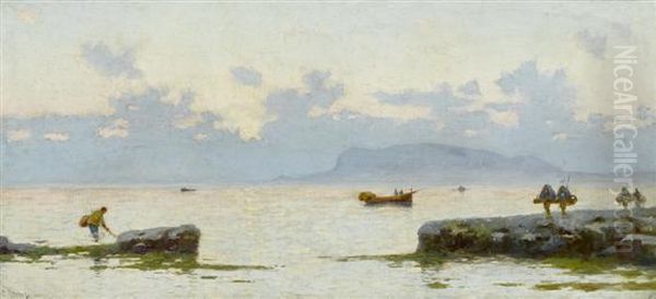 View Of Palermo Oil Painting by Erminio Kremp