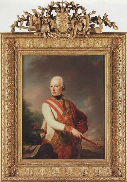 Archduke Charles Oil Painting by Josef Kreutzinger