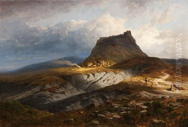 Canossa Oil Painting by Hermann Kruger