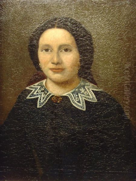 Frauenportrat Oil Painting by Wilhelm Kuhling