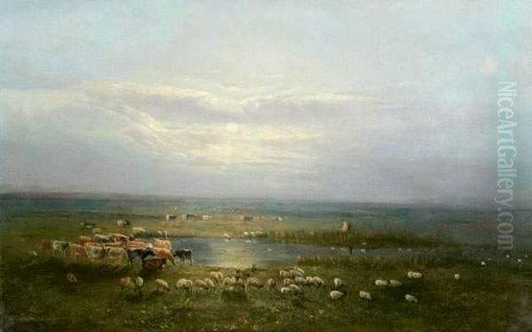 Paysage Russe Oil Painting by Arkhip Ivanovich Kuindzhi