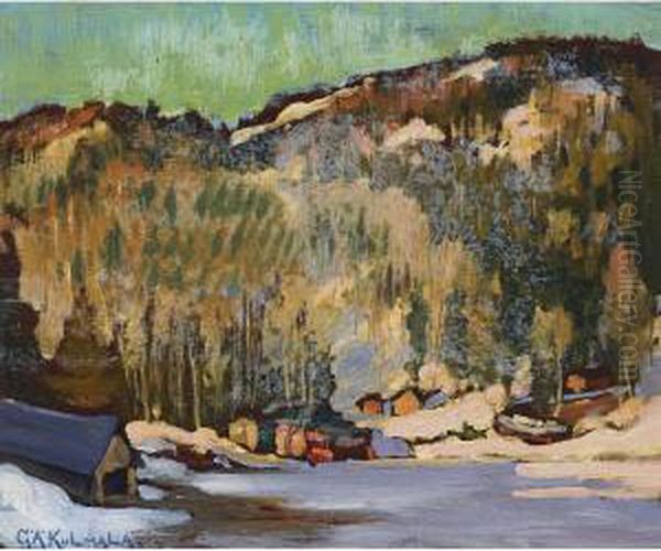 Spring Thaw Oil Painting by George Arthur Kulmala