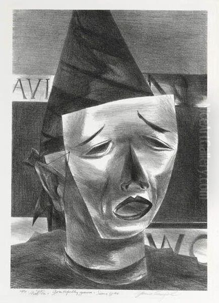 Mask by Yasuo Kuniyoshi