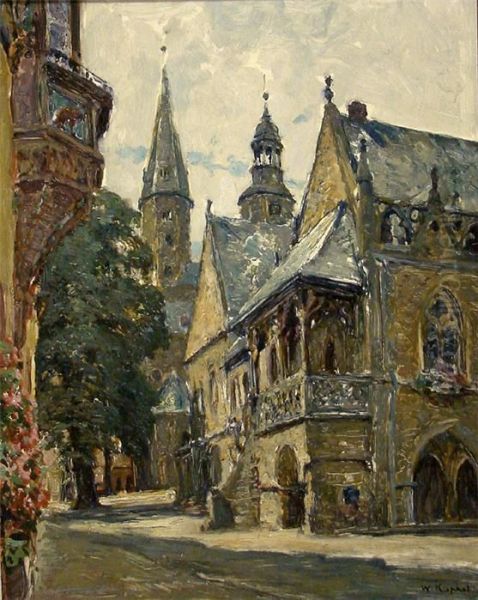 Ansicht Vongoslar Oil Painting by Walter Kuphal