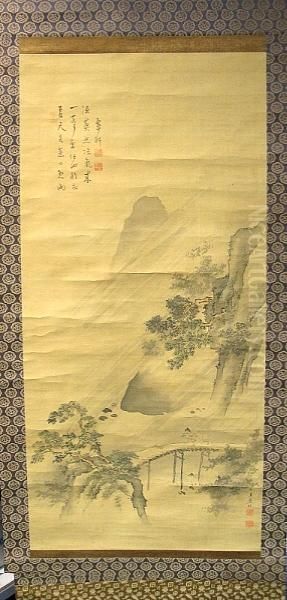 Hanging Scroll Oil Painting by Tachihara Kyosho