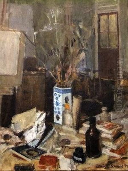 Still Life Oil Painting by Edwin L Schofield