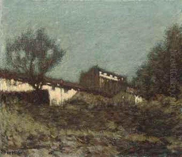 Twilight Oil Painting by Henry Herbert La Thangue