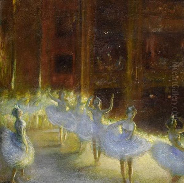 Le Ballet Oil Painting by Gaston de Latouche