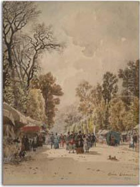 Laborne . Ecole Romantique Oil Painting by Emile Laborde