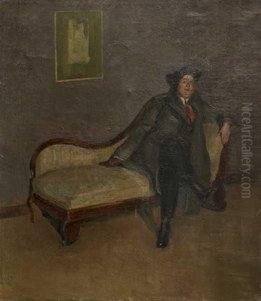 Retrato De Pombo Oil Painting by Guillermo Laborde