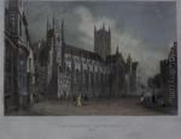 Canterbury Cathedral, Kent Oil Painting by Samuel Lacey