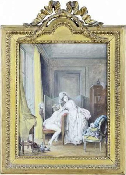 La Toilette Oil Painting by Niklaslavreince Ii Lafrensen