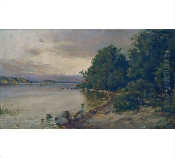 Landscape Oil Painting by Berndt Lagerstam