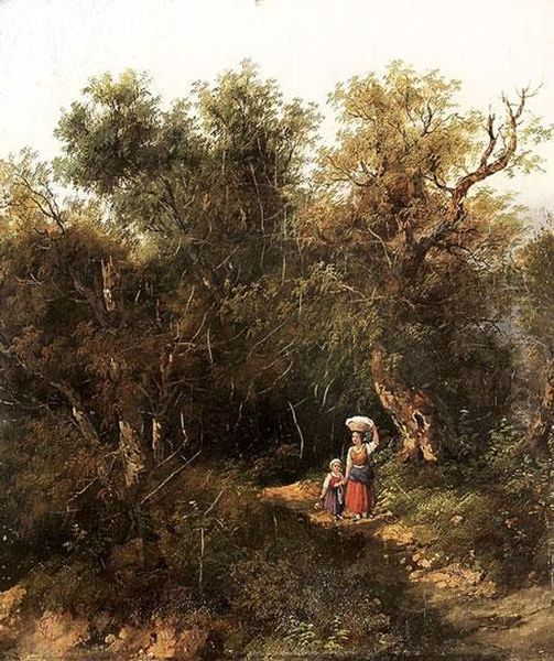 Hazafele Oil Painting by Gustav Lahoda