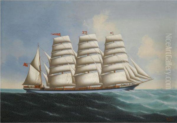 The Clipper Eastern Monarch Oil Painting by Lai Fong