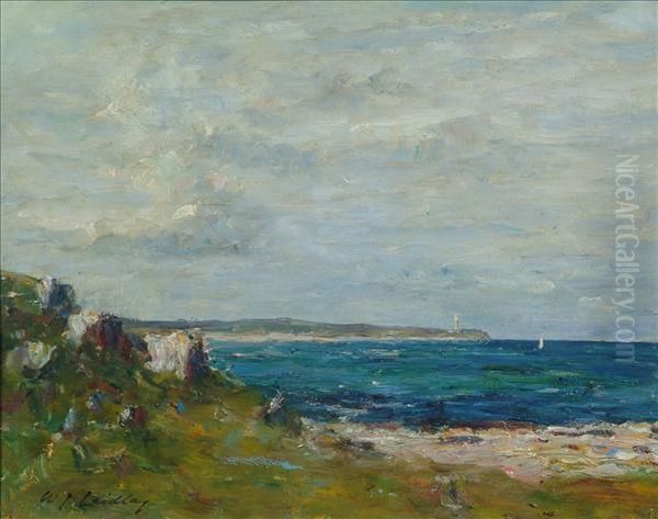 Across To The Light House Oil Painting by William James Laidlay