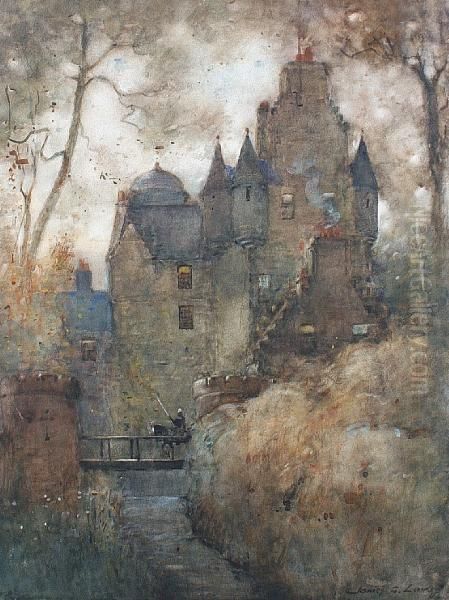 Guarding The Castle Oil Painting by James Garden Laing