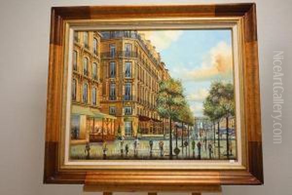 Paris Oil Painting by Lalouette