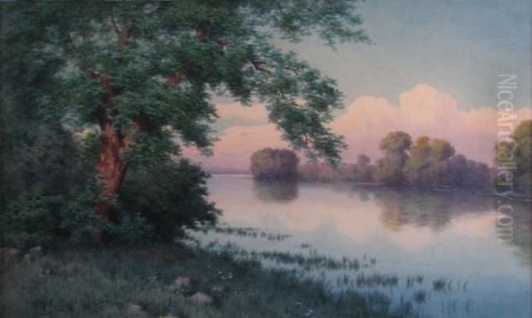 When You Hear The River Calling Oil Painting by Edwin, Lamasure Jr.