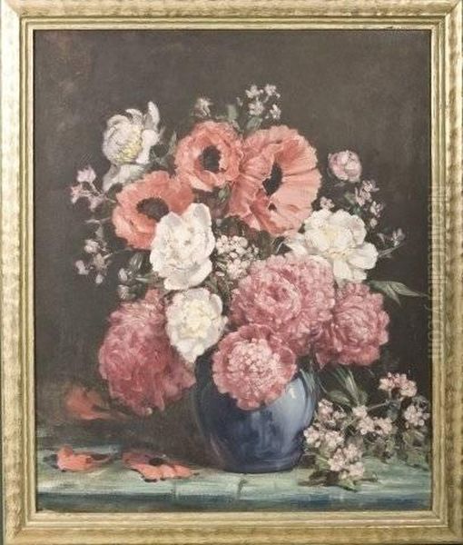 M. Lamb, American Still Life Oil Painting by Frederick Mortimer Lamb