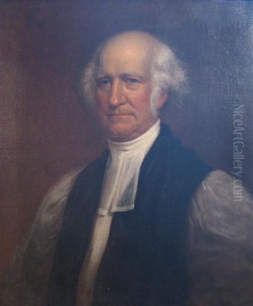 Portrait Of Reverend C. Mcilwaine Oil Painting by James Reid Lambdin