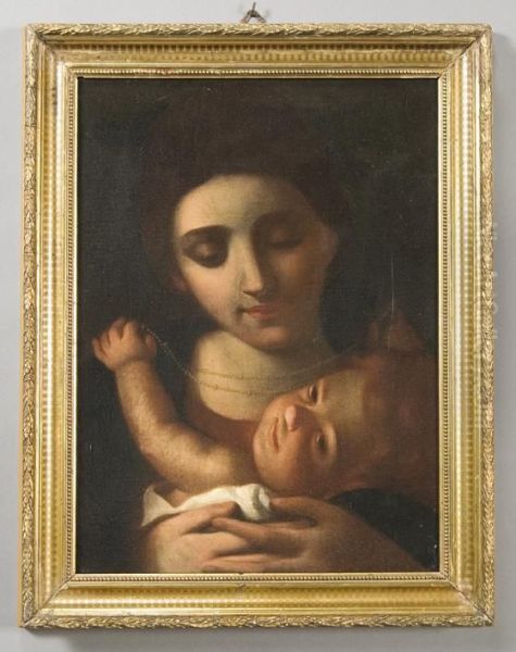 Madonna Con Bambino Oil Painting by Bonaventura Lamberti