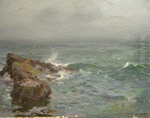 Stormy Waters Oil Painting by William Bradley Lamond