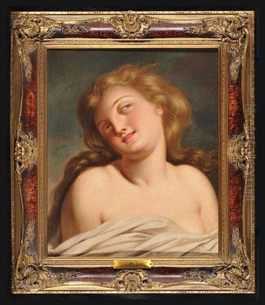 Ragazza A Mezzo Busto Oil Painting by Johann Baptist the Elder Lampi