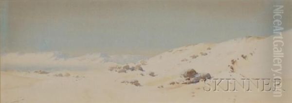 Desert Sands Oil Painting by Augustus Osborne Lamplough