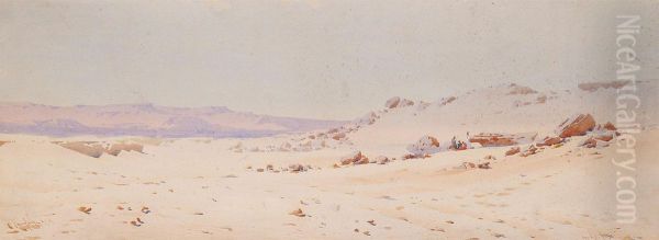 In The Desert Oil Painting by Augustus Osborne Lamplough