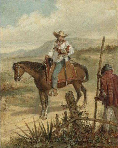 Tipos Populares Oil Painting by Victor Patricio Landaluze