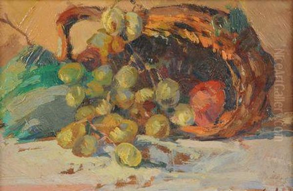 Natura Morta Con Frutta Oil Painting by Antonio G. Landi