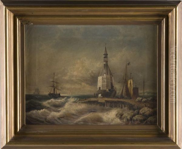 Nova Scotia Oil Painting by Ben F. Landis