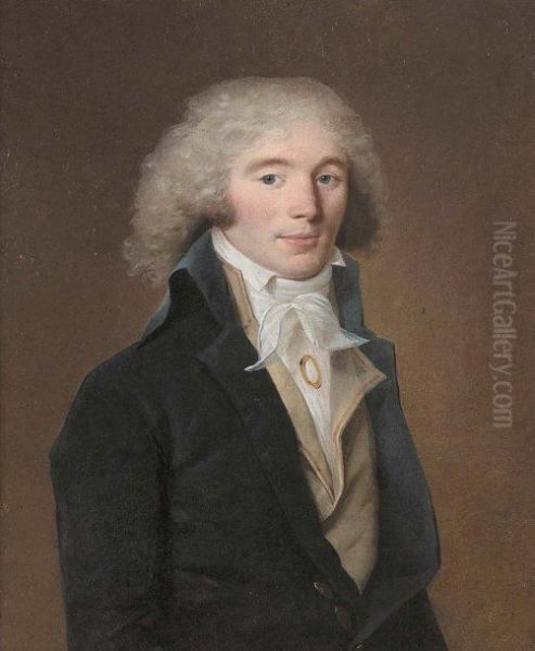 Portrait D'un Conventionnel Oil Painting by Charles Paul Landon