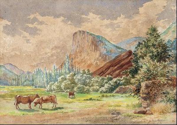 La Pena Torcuato, (ezcaray) Oil Painting by Henry Charles Landrin