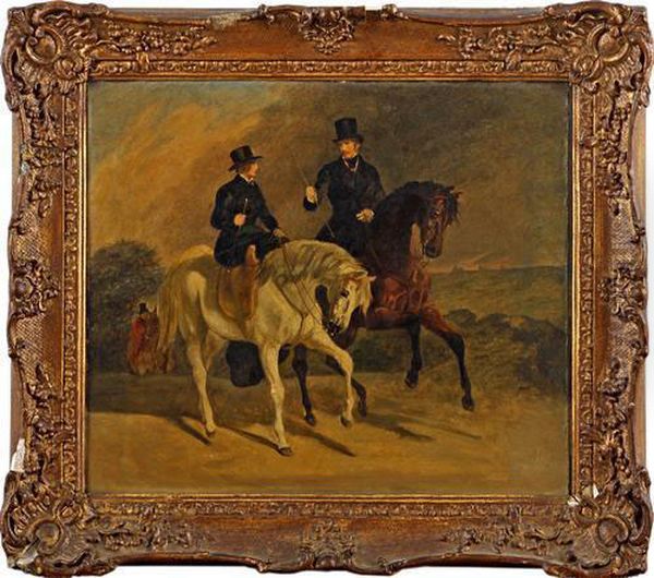 Queen And Prince Consort Oil Painting by Landseer, Sir Edwin