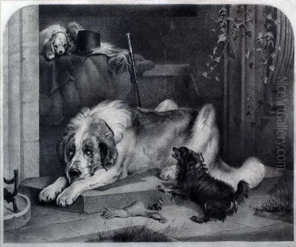 The Sentinel Oil Painting by Thomas Landseer