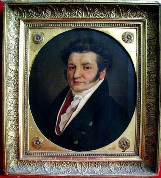 ''mezzobusto Di Nobiluomo'' Oil Painting by Jean Louis Laneuville