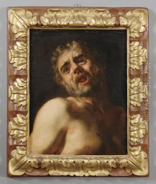 Figura Maschile Oil Painting by Giovanni Battista Langetti