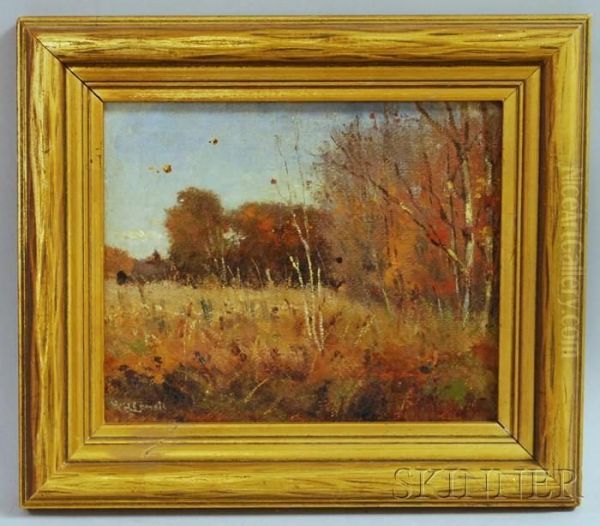 An Afternoon In October Oil Painting by Wilbur H. Lansil