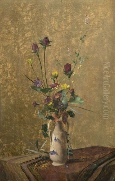 Fleurs De Fevrier Oil Painting by Emmanuel Lansyer