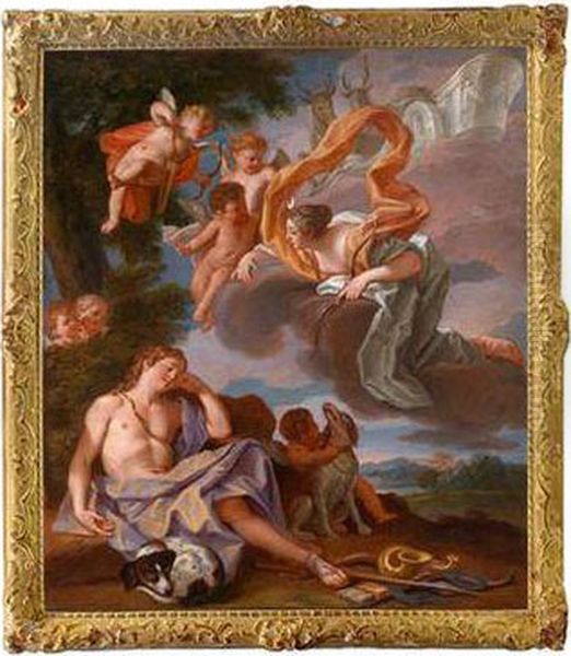 Diana Und Endymion Oil Painting by Gaetano Lapis