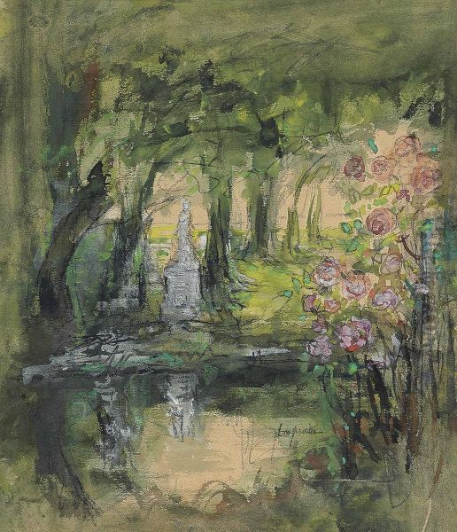 Jardin Du Luxembourg Oil Painting by Pierre Laprade