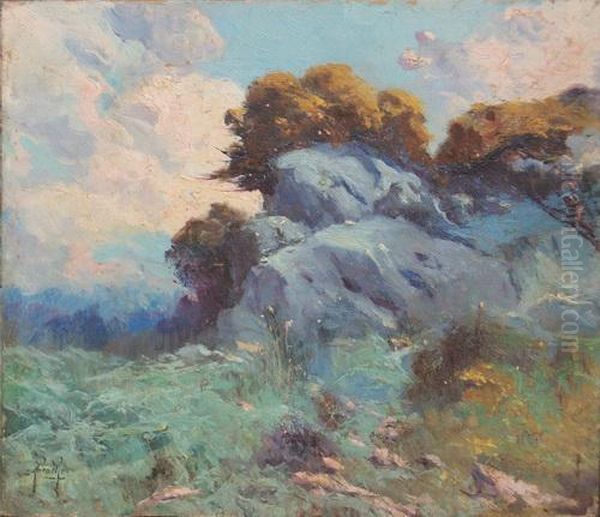 Paisaje Oil Painting by Ernesto Laroche