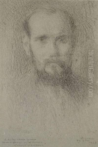 Portrait D'homme Oil Painting by Ernest Joseph Laurent