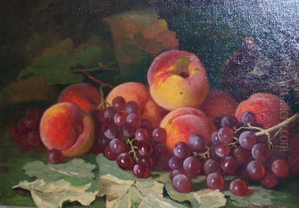 Still Life With Fruit Oil Painting by Jonas Joseph LaValley