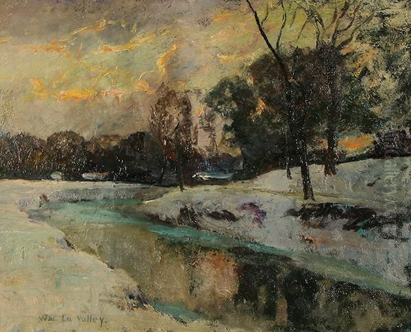 In Midwinter #6 Oil Painting by William Lavalley