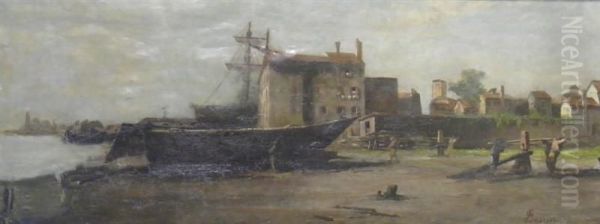 Squarcio Veneziano Oil Painting by Giovanni Lavezzari