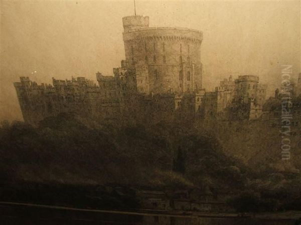 Windsor Castle Oil Painting by David Law