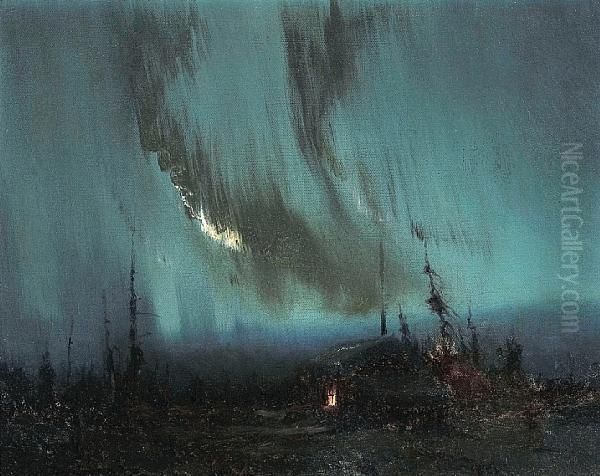 Anchorage, Alaska Oil Painting by Sydney Lawrence